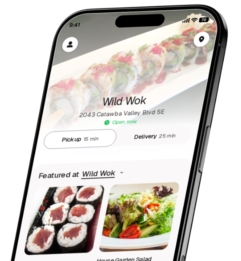 Wild Wok app preview